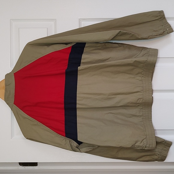 Men's Lacoste Izod Vintage VTG Retro  Jacket Zip Striped - Medium - Picture 6 of 9